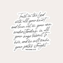 Image of Trust in the Lord Sticker