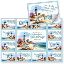 Image of German Stickers – Aufkleber-Gruß-Karten: Mein Licht 1 Stück