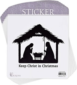 Image of Sticker Holy Family In Creche