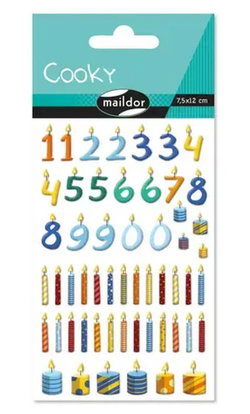 Image of Cooky Stickers Candles