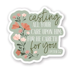 Image of Casting Care Flowers Sticker