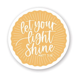 Image of Let Your Light Shine Sticker