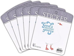 Image of Sticker Gods Silliest Goose