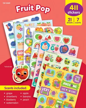 Fruit Pop Smelly Stickers Variety Pack