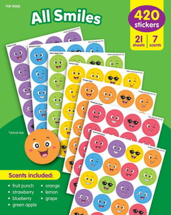 Image of All Smiles Smelly Stickers Variety Pack