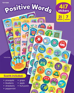 Image of Positive Words Smelly Stickers Variety Pack