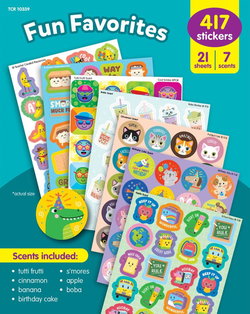 Image of Fun Favorites Smelly Stickers Variety Pack