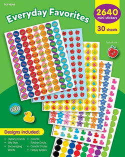 Image of Everyday Favorites Mini Stickers Variety Pack