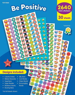 Image of Be Positive Mini Stickers Variety Pack