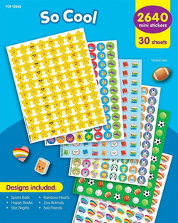 Image of So Cool Mini Stickers Variety Pack