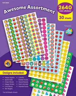 Image of Awesome Assortment Mini Stickers Variety Pack