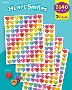 Image of Heart Smiles Mini Stickers Value Pack