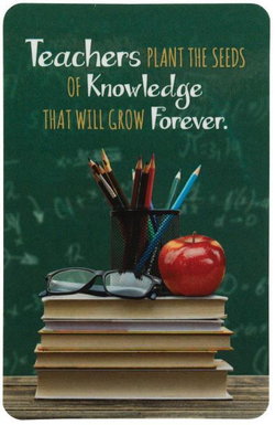 Image of Teachers Plant The Seeds – Pocketcard