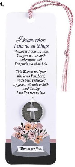 Image of Woman of God Tassel Coin Bookmark