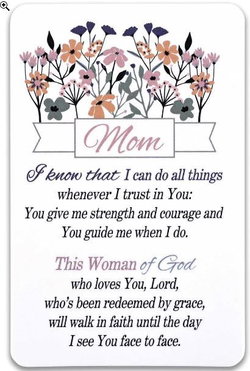 Image of Mom Woman of God Pocketcard