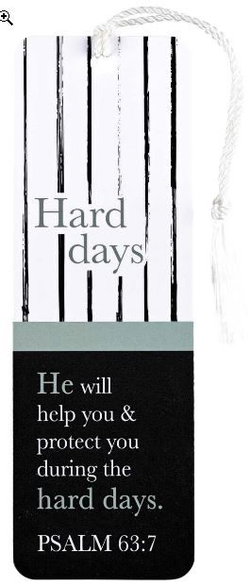 Image of Hard Days Psalm 63:7 Tassel Bookmark