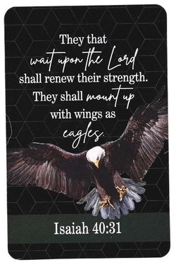 Image of Eagle Pocketcard Isaiah 40:31