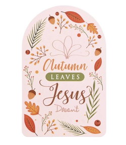 Image of Pocketcard Autumn Leaves Jesus