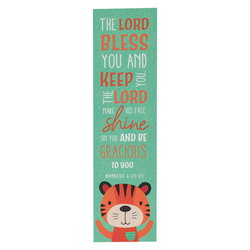 Image of Bookmark Pack Green Tiger The Lord Bless You Num. 6:24-25