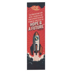 Image of Bookmark Pack Red Space Shuttle I Know the Plans Jer. 29:11