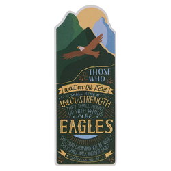 Image of Bookmark Green Mountains Wings Like Eagles Isa. 40:31