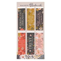 Image of Magnetic Bookmark set Warm Florals