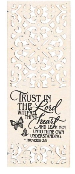 Image of Bookmark Laser Cut MDF Trust In The Lord