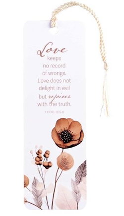 Image of Tassel Bookmark Love Keeps No Record