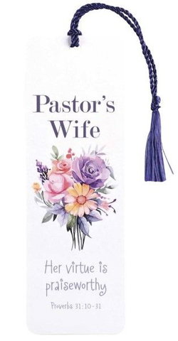 Image of Tassel Bookmark Pastors Wife Floral