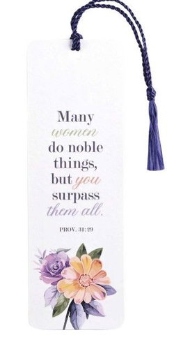 Image of Tassel Bookmark Many Noble Women Floral