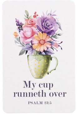 Image of Pocketcard Floral My Cup Runneth Over