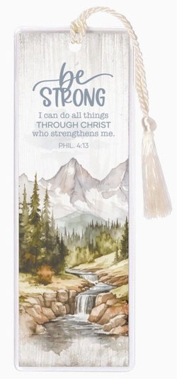 Image of Be Strong Tassel Bookmark