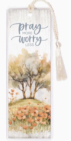 Image of Pray More Tassel Bookmark
