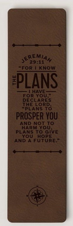 Image of Jeremiah 29:11 – For I Know the Plans Bookmark