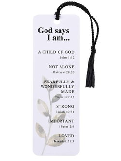 Image of Tassel Bookmark God Says I Am