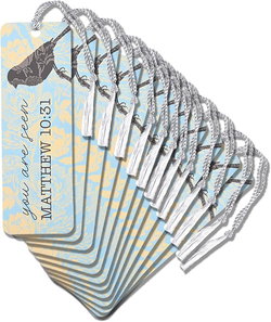 Image of Tassel Bookmark You Are Seen Matt. 10:31