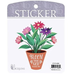 Image of Sticker Bloom Where God Plants You