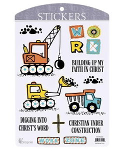 Image of Sticker Kids Digging Christ Collection