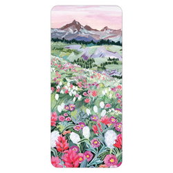 Image of Bookmark – Flowers and Mountains