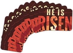 Image of Pocketcard He Is Not There He Is Risen
