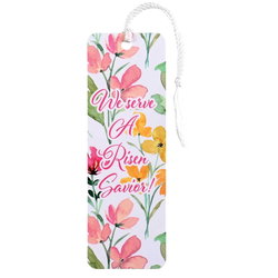Image of Tassel Bookmark We Serve A Risen Savior