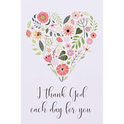 Image of Itty Bitty Card I Thank God Each Day For