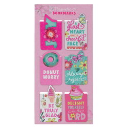 Image of Magnetic Bookmark Set A Glad Heart Makes A Cheerful Face Prov. 15:13