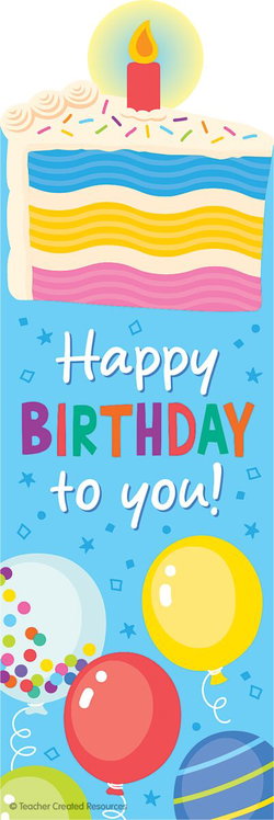 Image of Birthday Cake Smelly Bookmarks
