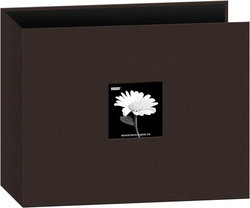 Image of 12×12 Scrapbook Fabric 3-Ring Brown