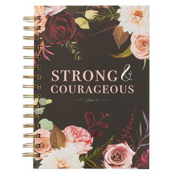 Image of Strong & Courageous Large Wire Journal Joshua 1:9