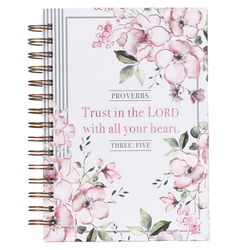 Image of Trust In The Lord Large Hardcover Wirebound Journal