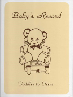 Image of Baby’s Record Book -Toddler to Teens