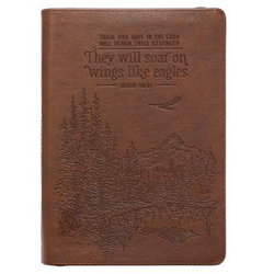 Image of Journal They Will Soar on Wings Tan Isaiah 40:31
