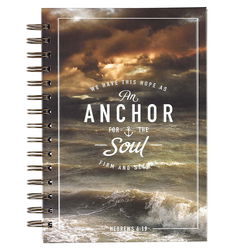 Image of Journal Anchor For The Soul Large Wirebound – Hebrews 6:19